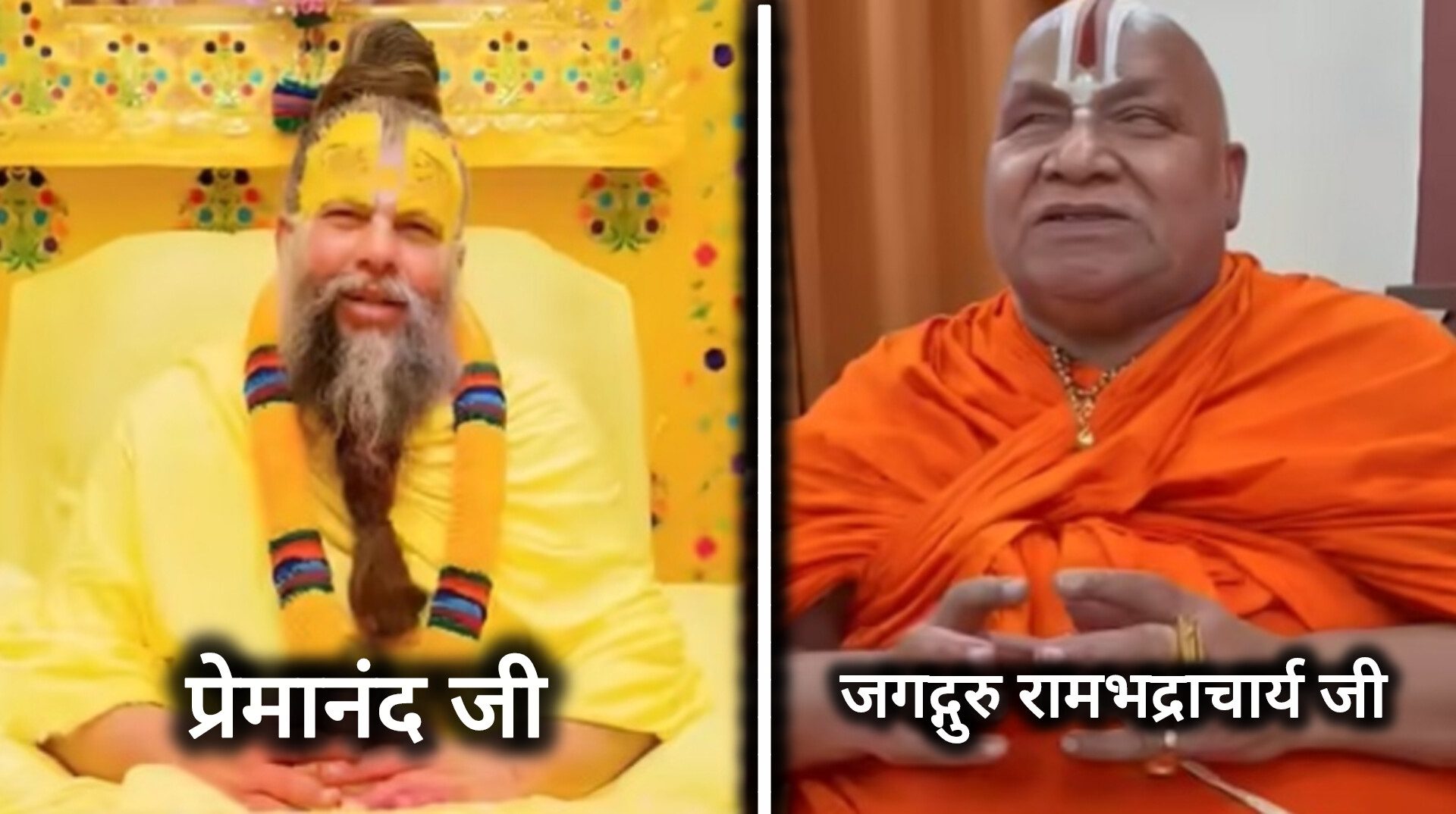 premananda ji and rambhadracharya ji